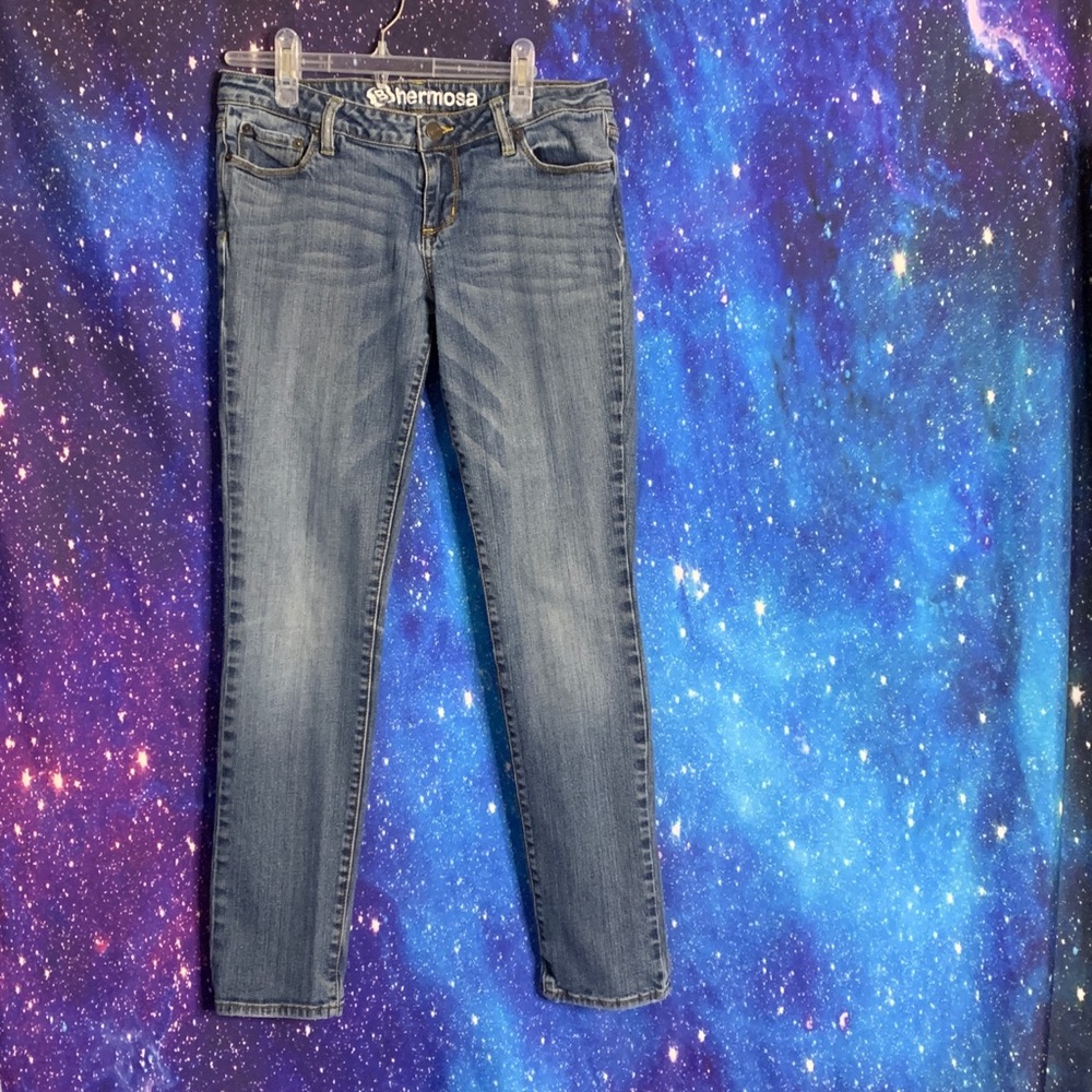 B Hermosa- Light Wash Skinny Jeans size 9